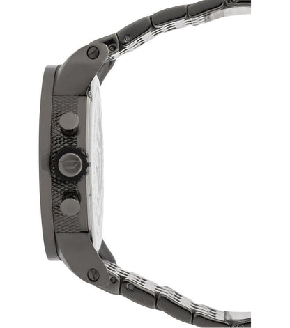 Diesel DZ7263 Little Daddy Dual Time Chronograph Men's Watch – Grey Dial & Stainless Steel Strap