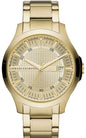 Armani Exchange Hampton AX2415 Men's Chronograph – Gold Dial with Matching Gold-Tone Stainless Steel Bracelet