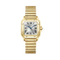 Santos De Cartier Small Model | 27mm, 18K Yellow Gold, Silver Dial