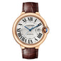 Ballon Bleu de Cartier 42 | 42mm, 18K Rose Gold, Alligator Leather, Silver Dial