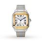 Santos de Cartier | 35mm, Two-Tone Steel & 18K Yellow Gold, Silver Dial