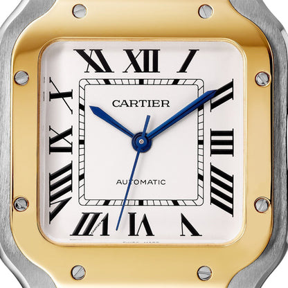 Santos de Cartier | 35mm, Two-Tone Steel & 18K Yellow Gold, Silver Dial