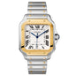 Santos de Cartier Large Model | 40mm, Two-Tone Steel & 18K Yellow Gold, Silver Dial