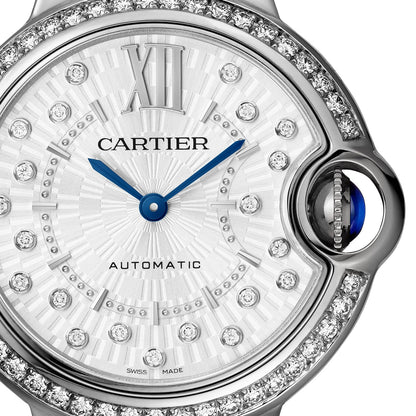 Ballon Bleu de Cartier 33 | 33mm, Steel, Diamond Grey Dial