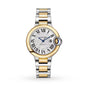 Ballon Bleu de Cartier 33 | 33mm, Two-Tone Steel & 18K Yellow Gold, Silver Dial