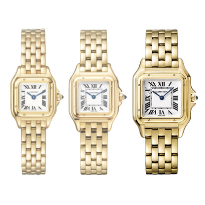 Panthère de Cartier Medium Model | 29mm, 18K Yellow Gold, Silver Dial