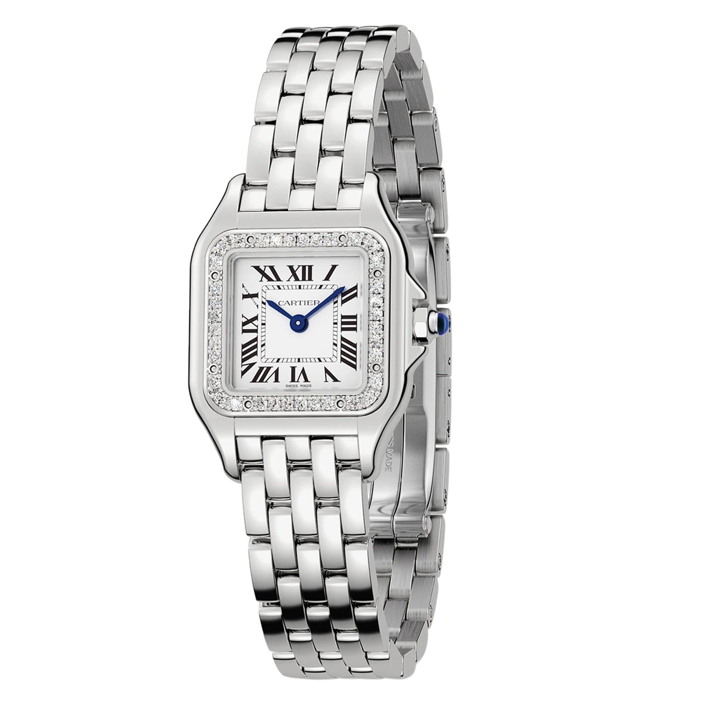 Panthère de Cartier Small Model | 23mm, Steel, Silver Dial, Ref. W4PN0016