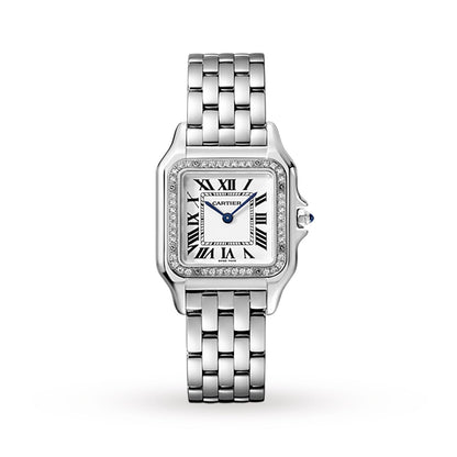 Panthère de Cartier Medium Model | 27mm, Steel, Silver Dial, Ref. W4PN0018