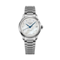 longines Master 34mm - White, Mother-of-Pearl, Diamond-Set on Bracelet