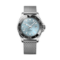 longines HydroConquest 42mm - Blue, Black Bezel on Mesh Bracelet