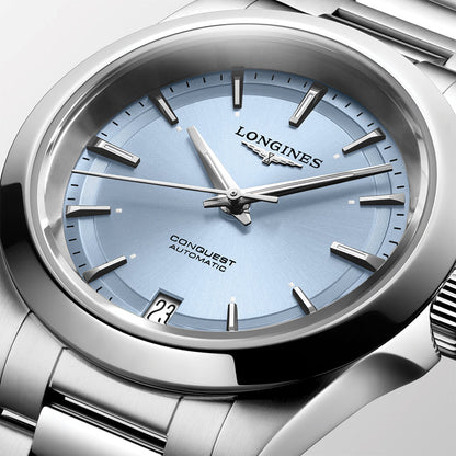 longines Conquest 34mm - Sunray Blue on Bracelet
