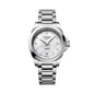 longines Conquest 34mm - White, Mother-of-Pearl w/ Diamonds on Bracelet