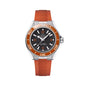 OMEGA Seamaster Planet Ocean 600M 42mm - Black and Orange on Orange Rubber Strap