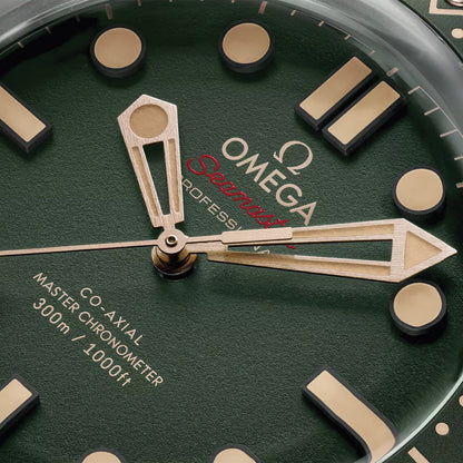 OMEGA Seamaster Diver 300M Titanium and Bronze Gold 42mm - Green on Bracelet
