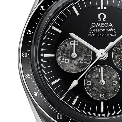 OMEGA Speedmaster Caliber 321 Platinum 42mm - Black on Leather Strap