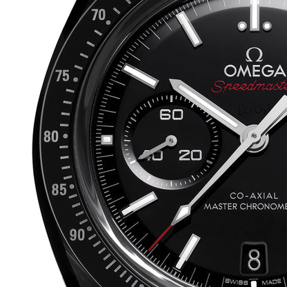 OMEGA Speedmaster Dark Side of the Moon Black Ceramic 44.25mm - Black on Fabric Strap