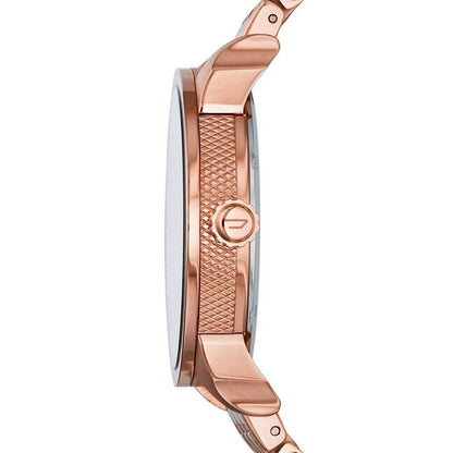 Diesel DZ7318 Mini Daddy Men's Watch – Rose Gold Dial & Rose Gold Stainless Steel Strap