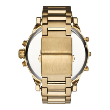 Diesel DZ7399 Mr. Daddy 2.0 Chronograph Men's Watch – Gold Dial & Gold Stainless Steel Strap