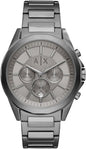 Armani Exchange Drexler AX2603 Men's Chronograph Watch – Grey Dial with Stainless Steel Bracelet