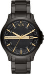 Armani Exchange Hampton AX2413 Men's Chronograph – Black Dial with Black Stainless Steel Strap