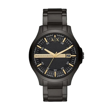 Armani Exchange Hampton AX2413 Men's Chronograph – Black Dial with Black Stainless Steel Strap