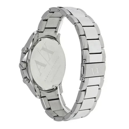 Armani Exchange Hampton AX2155 Men's Chronograph Watch – Blue Dial with Silver Stainless Steel Strap