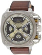 Diesel DZ7343 BAMF Chronograph Men's Watch – Beige Dial & Brown Leather Strap
