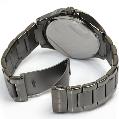 Armani Exchange Hampton AX2135 Men's Chronograph Watch – Grey Dial with Coordinated Grey Stainless Steel Strap