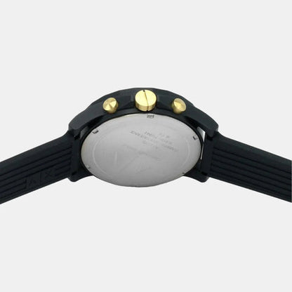 Armani Exchange Outerbanks AX1335 Men's Chronograph Watch – Blue Dial with Blue Silicone Strap