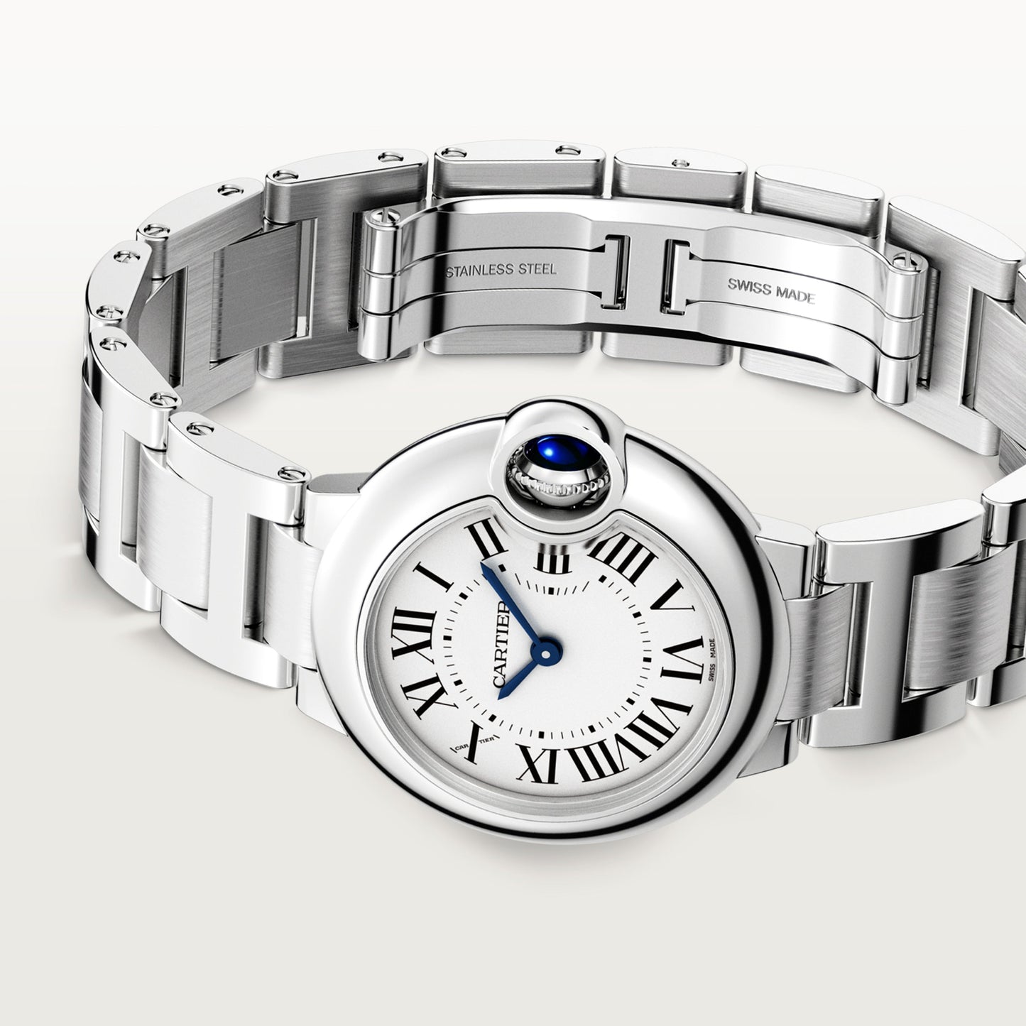 Ballon Bleu de Cartier 28 | 28mm, Steel, Silvered Dial