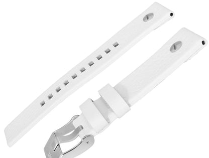 Diesel DZ7265 Badass Chronograph Men's Watch – White Dial & White Leather Strap