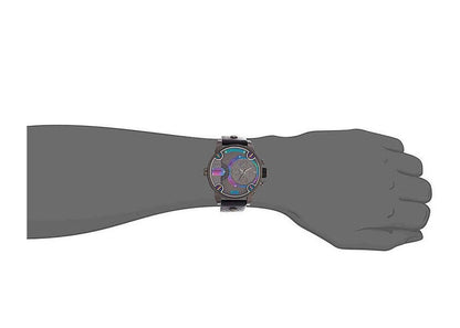 Diesel DZ7270 Badass Chronograph Men's Watch – Anthracite Dial & Black Leather Strap