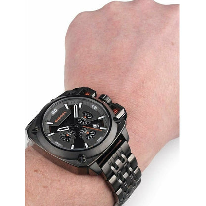 Diesel DZ7344 BAMF Chronograph Men's Watch – Gray Dial & Gray Stainless Steel Strap