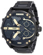 Diesel DZ7312 Big Daddy Chronograph Men's Watch – Black Dial & Black Stainless Steel Strap