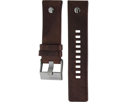 Diesel DZ7258 Little Daddy SBA Men's Watch – Grey Dial & Brown Leather Strap