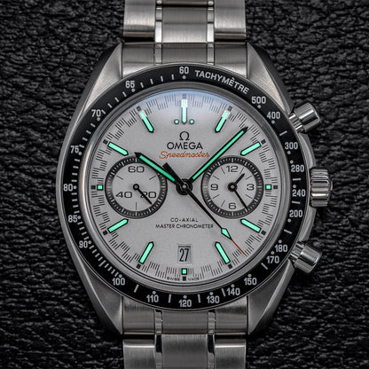 OMEGA Speedmaster Racing Chronograph 44.25mm - White on Bracelet