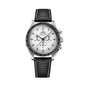 Speedmaster Moonwatch Professional Chronograph Sapphire 42mm - White on Leather Strap