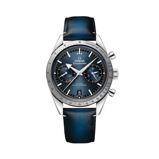 OMEGA Speedmaster '57 40.5mm - Blue on Leather Strap