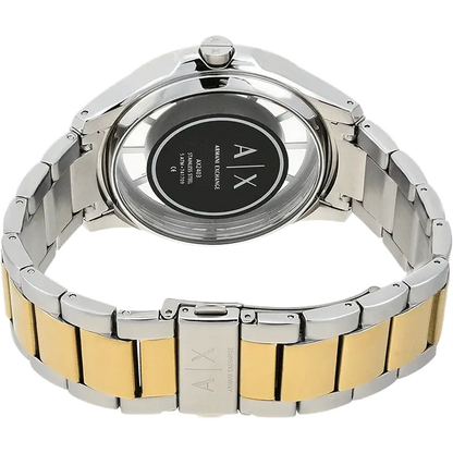 Armani Exchange Hampton Series AX2403 Men's Chronograph Watch – Grey Dial with Two-Tone Stainless Steel Band