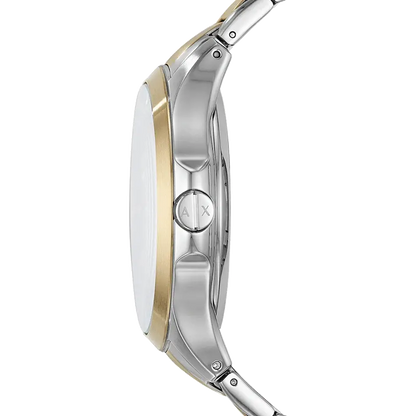 Armani Exchange Hampton Series AX2403 Men's Chronograph Watch – Grey Dial with Two-Tone Stainless Steel Band