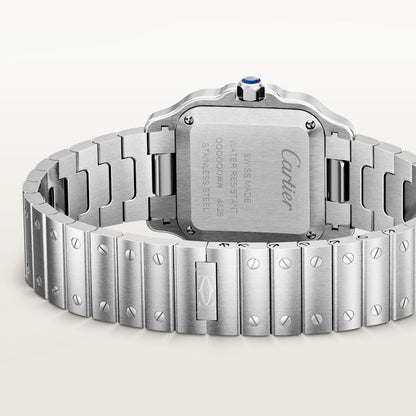 Santos De Cartier | 27mm, Steel, Silver Dial