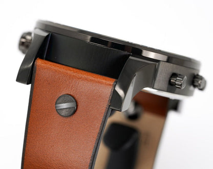 Diesel DZ7394 Mr. Daddy 2.0 Chronograph Men's Watch – Silver Dial & Brown Leather Strap