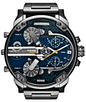 Diesel DZ7331 Big Daddy 2.0 Chronograph Men's Watch – Blue Dial & Grey Stainless Steel Strap