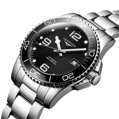 longines HydroConquest 41mm - Black on Bracelet