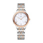 OMEGA De Ville Prestige Quartz Steel and Sedna Gold 30mm - White, Mother-of-Pearl on Bracelet
