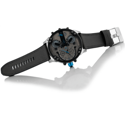 Diesel DZ7420 Mr. Daddy 2.0 Chronograph Men's Watch – Grey Dial & Black Nylon Strap