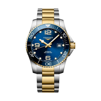 longines HydroConquest Two-Tone 41mm - Blue on Bracelet