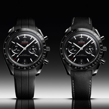 OMEGA Speedmaster Dark Side of the Moon Black Ceramic 44.25mm - Black on Fabric Strap