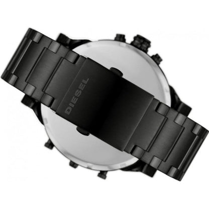 Diesel DZ7435 Mr. Daddy 2.0 Chronograph Men's Watch – Black Dial & Black Stainless Steel Strap
